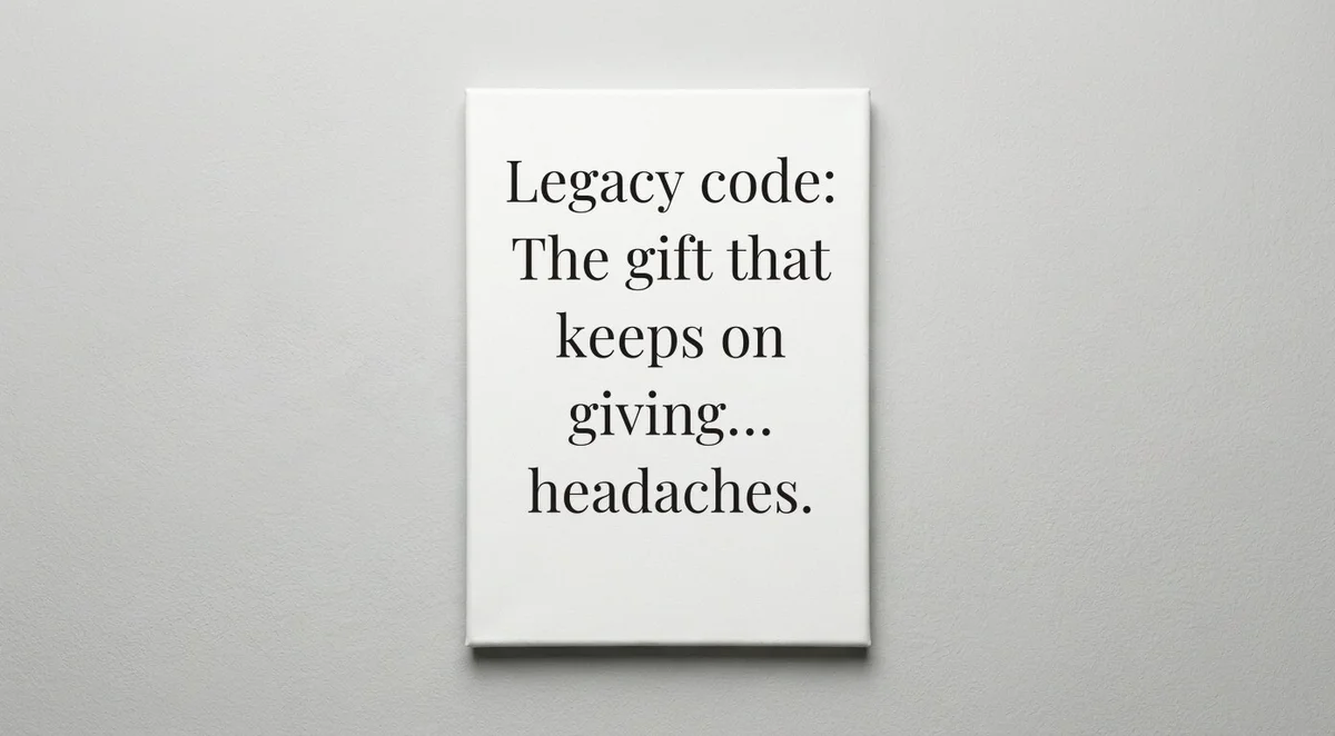 Tech Lead quote wall art - canvas print
