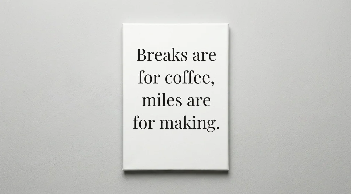 Truck Driver quote wall art - canvas print