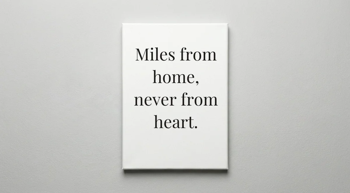 Long Haul Trucker quote wall art - canvas print