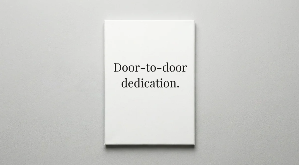 Delivery Driver quote wall art - canvas print