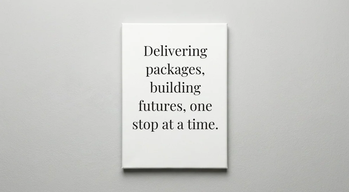 Delivery Driver quote wall art - canvas print