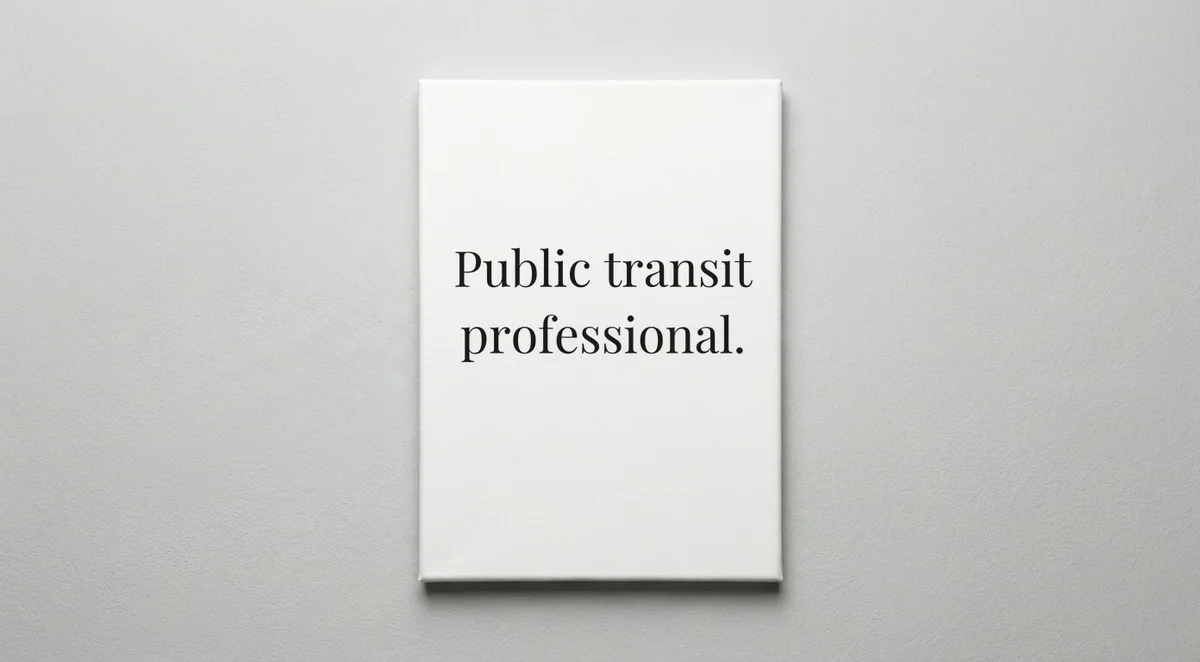 Bus Driver quote wall art - canvas print