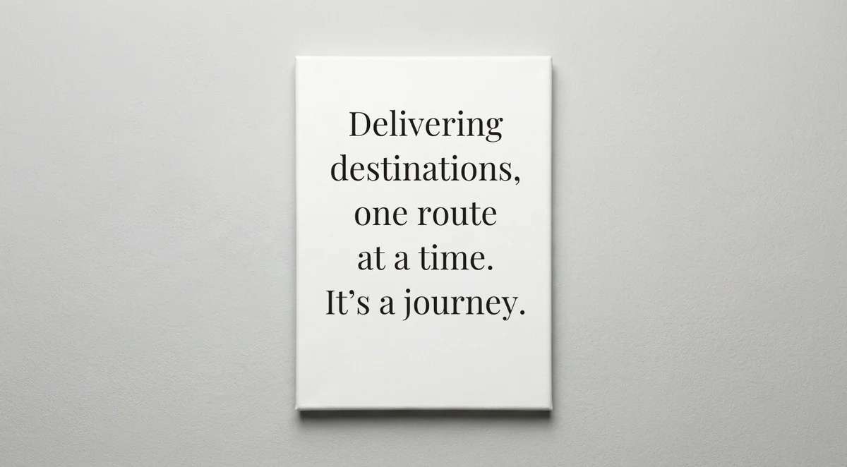 Bus Driver quote wall art - canvas print