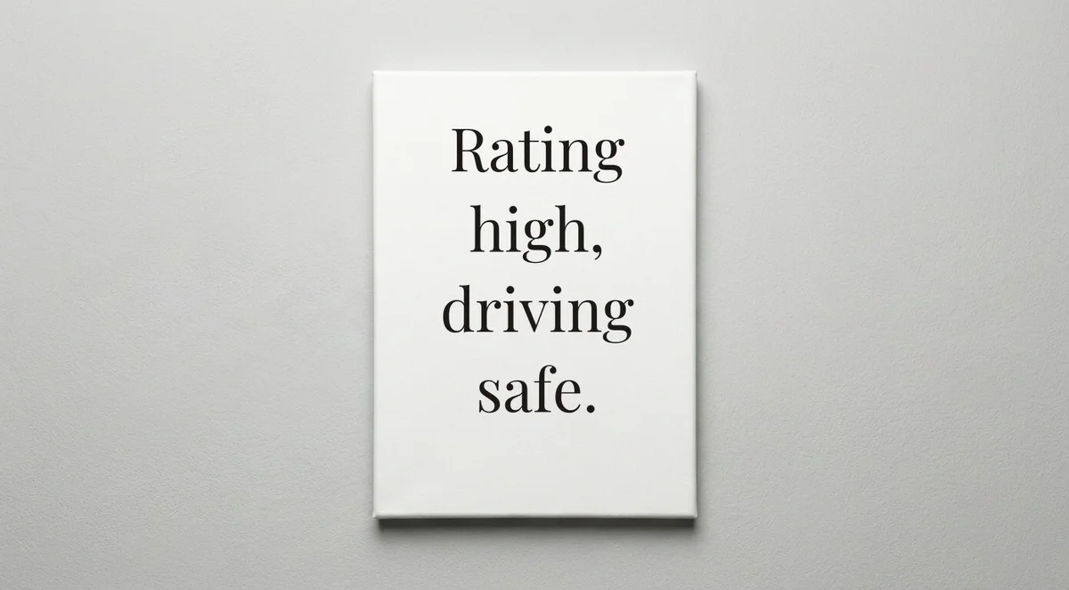 Uber/Lyft Driver quote wall art - canvas print