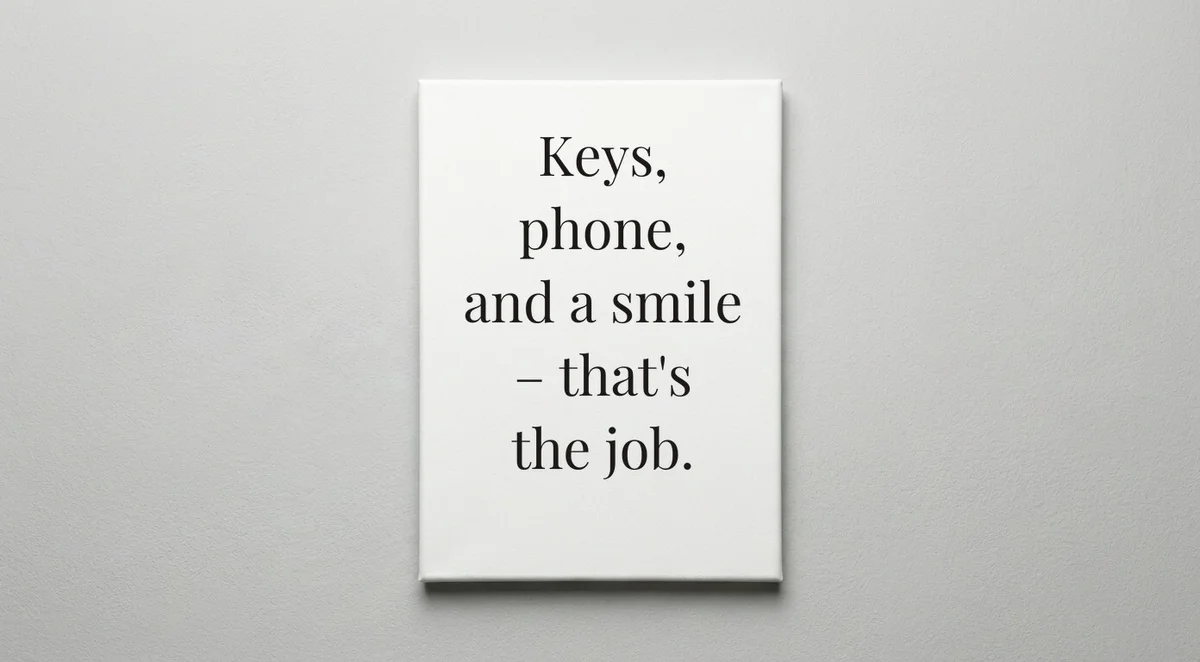 Uber/Lyft Driver quote wall art - canvas print