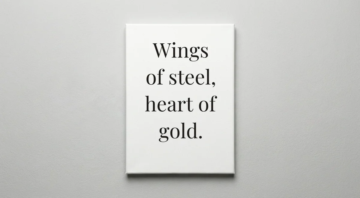 Pilot quote wall art - canvas print