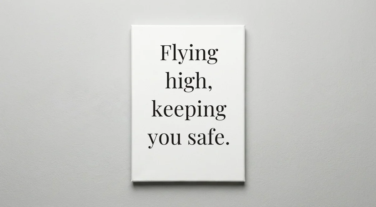 Pilot quote wall art - canvas print