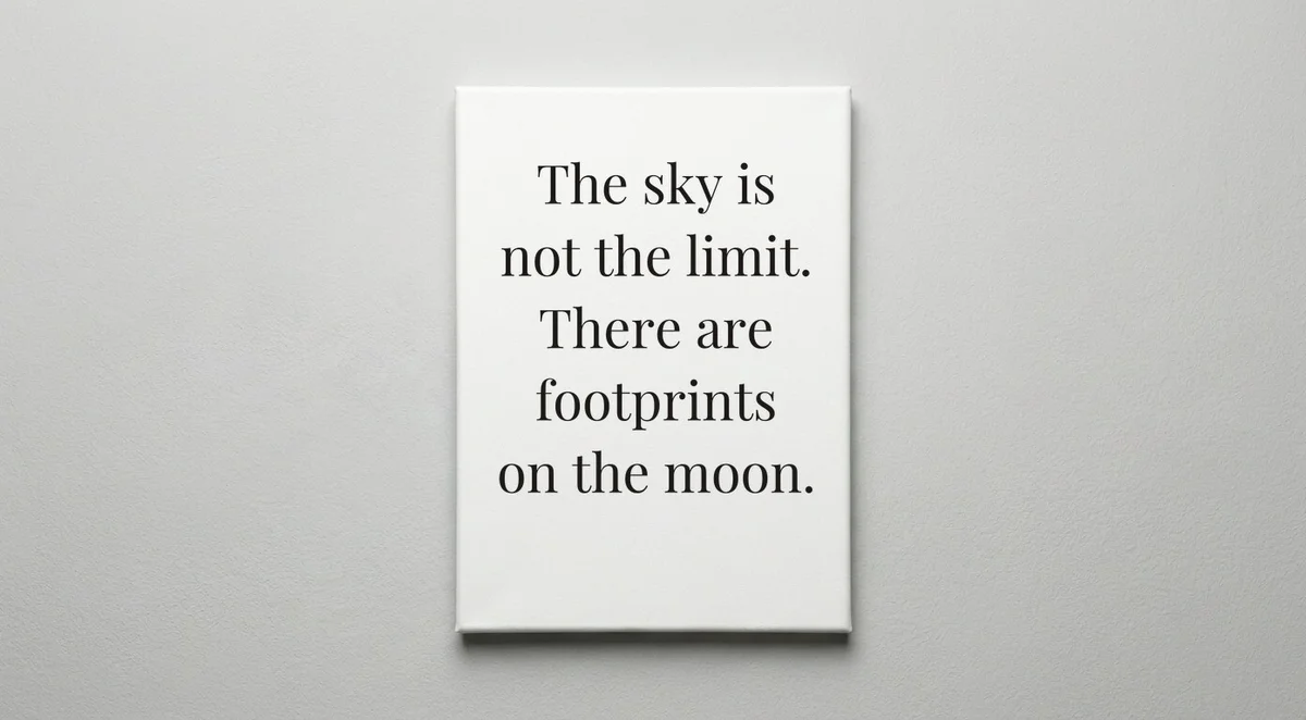 Pilot quote wall art - canvas print