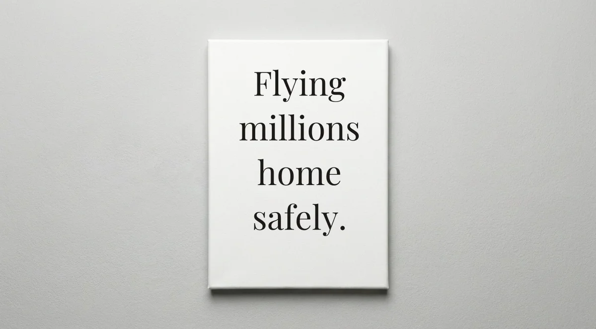 Airline Pilot quote wall art - canvas print