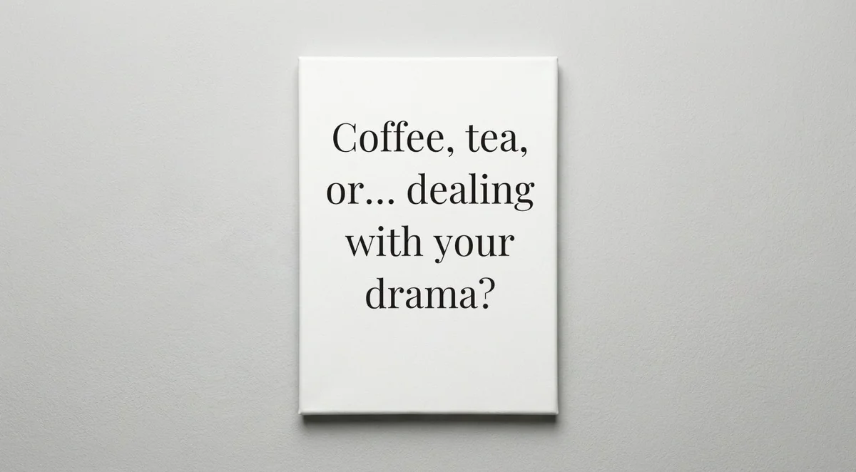 Flight Attendant quote wall art - canvas print