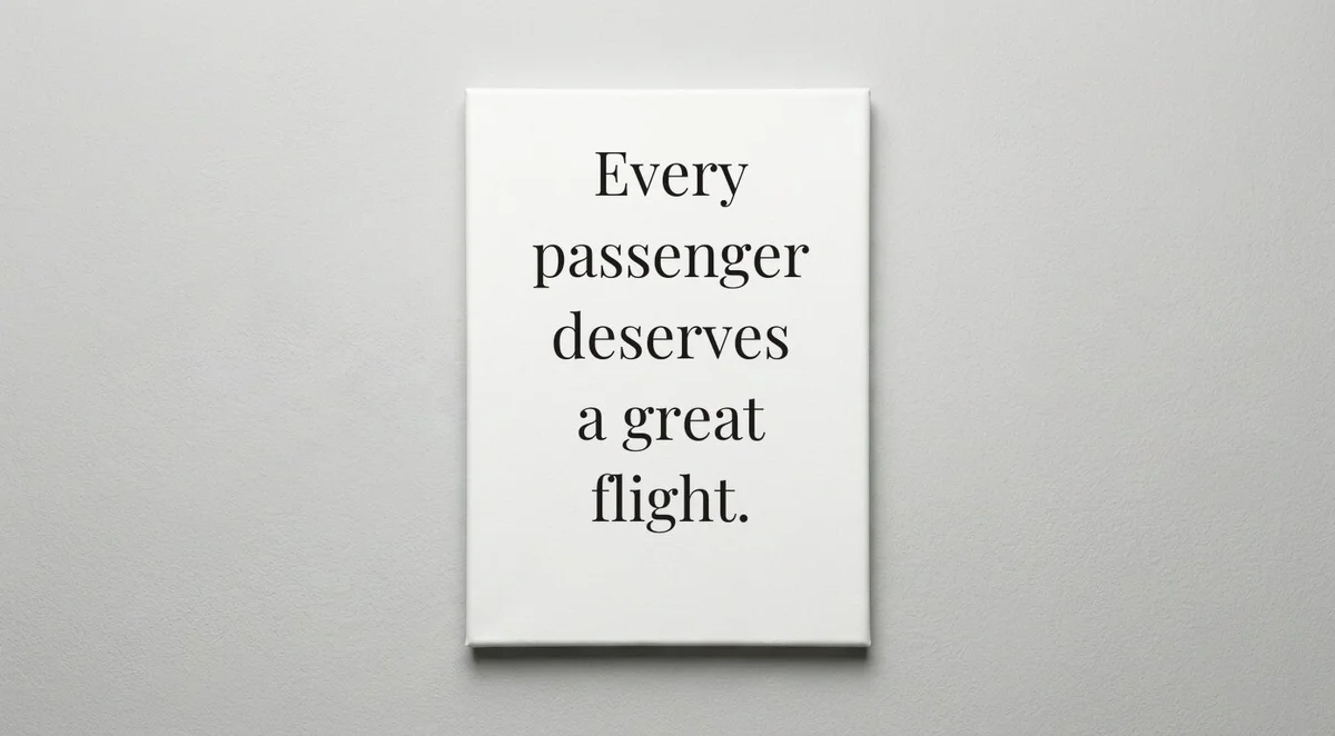 Cabin Crew quote wall art - canvas print
