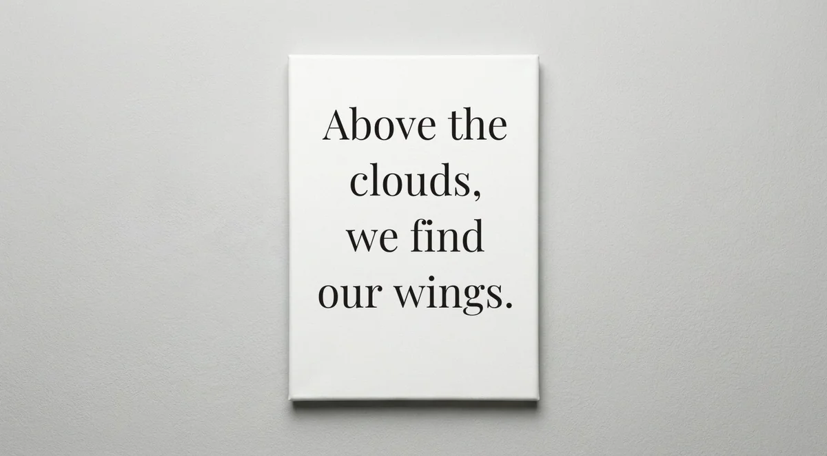 Cabin Crew quote wall art - canvas print