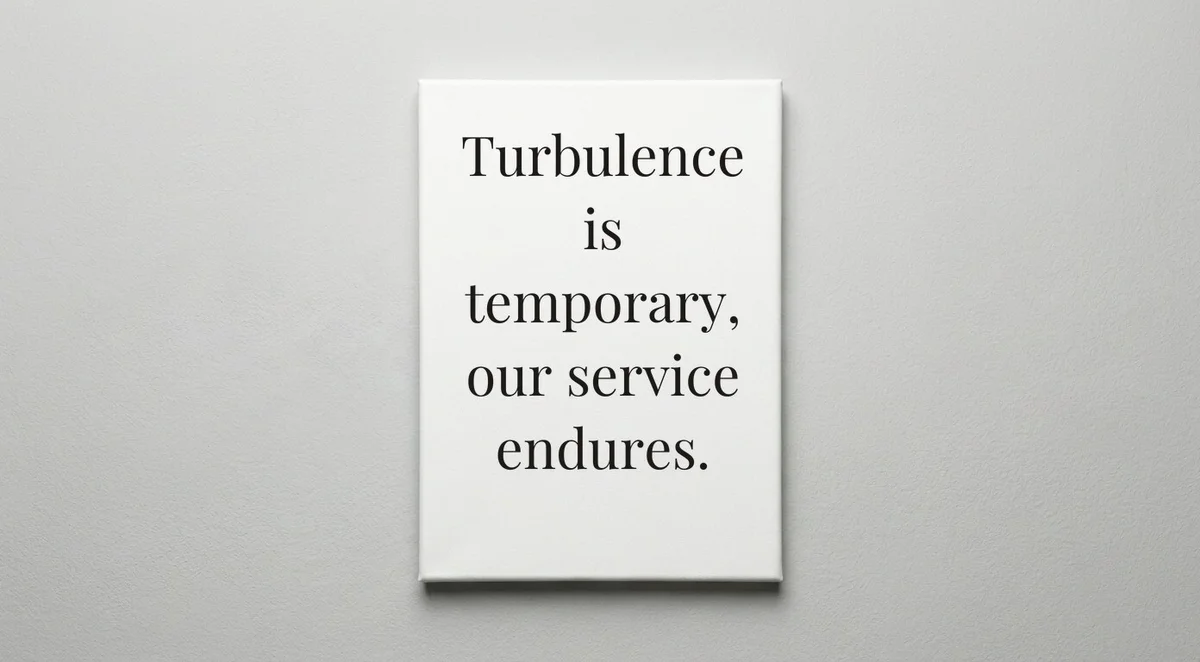 Cabin Crew quote wall art - canvas print