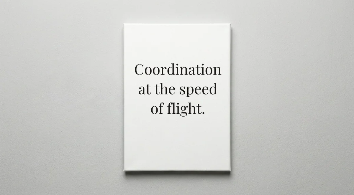 Air Traffic Controller quote wall art - canvas print
