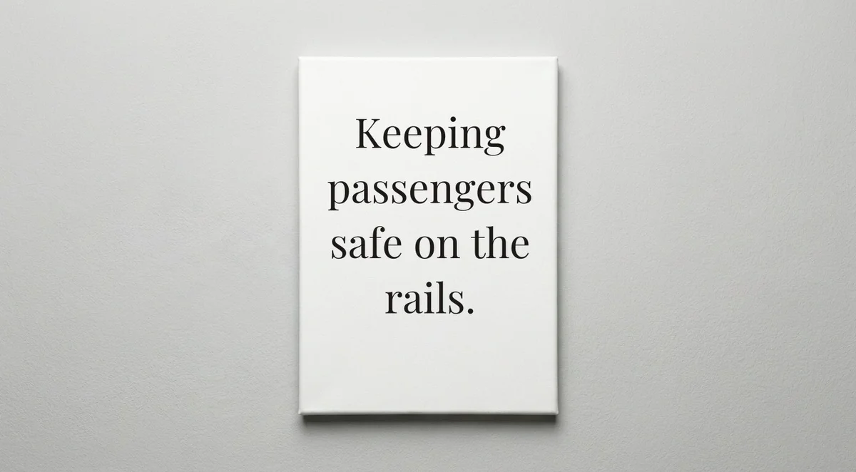 Train Conductor quote wall art - canvas print