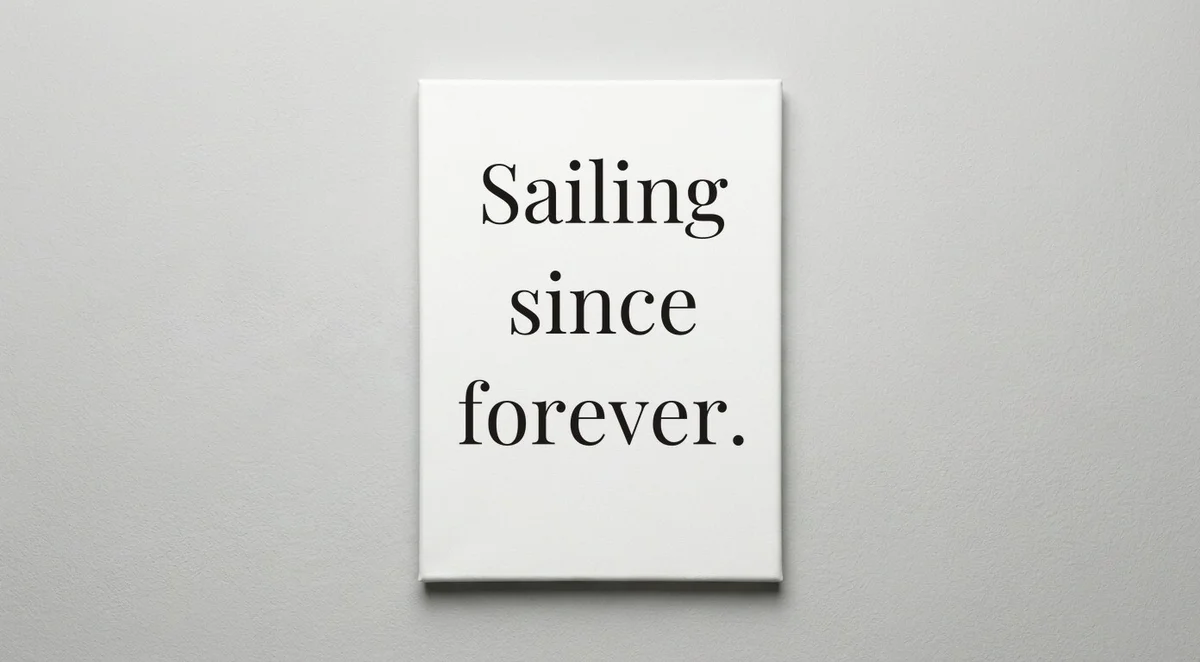 Sailor quote wall art - canvas print