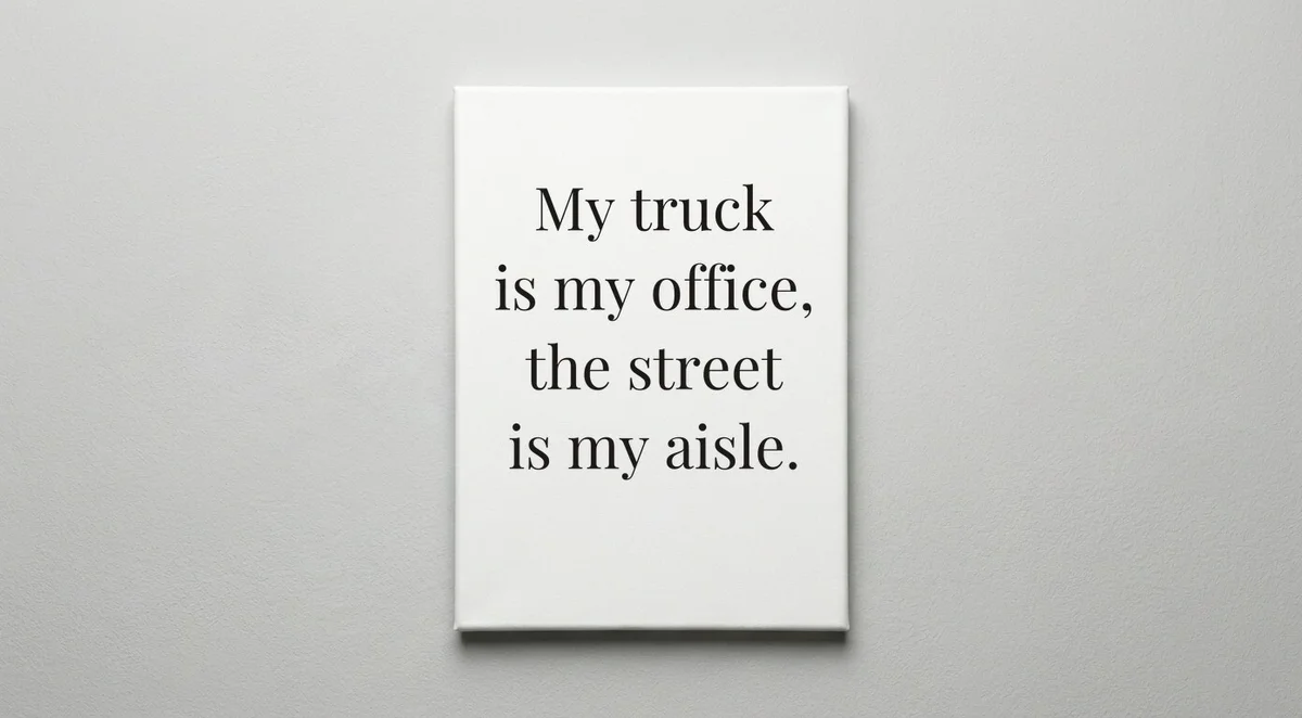 Mail Carrier quote wall art - canvas print