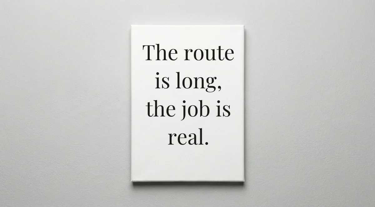 Postal Worker quote wall art - canvas print