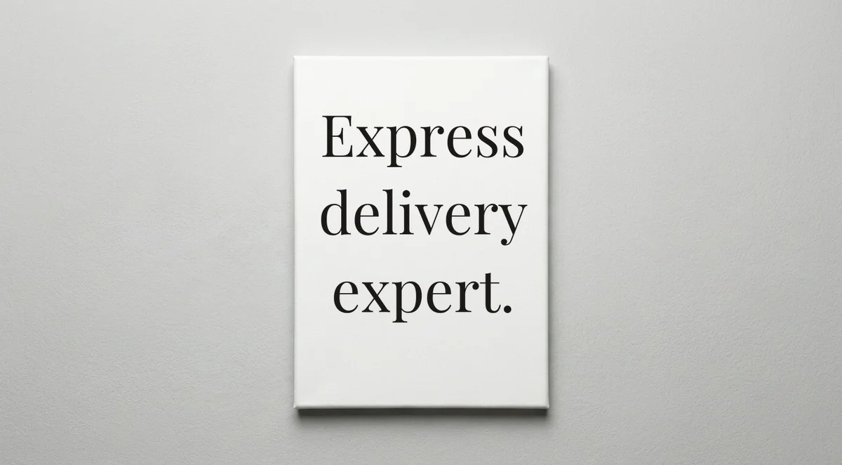 FedEx Driver quote wall art - canvas print