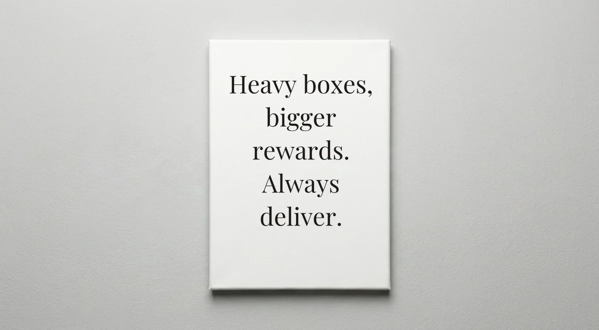 FedEx Driver quote wall art - canvas print