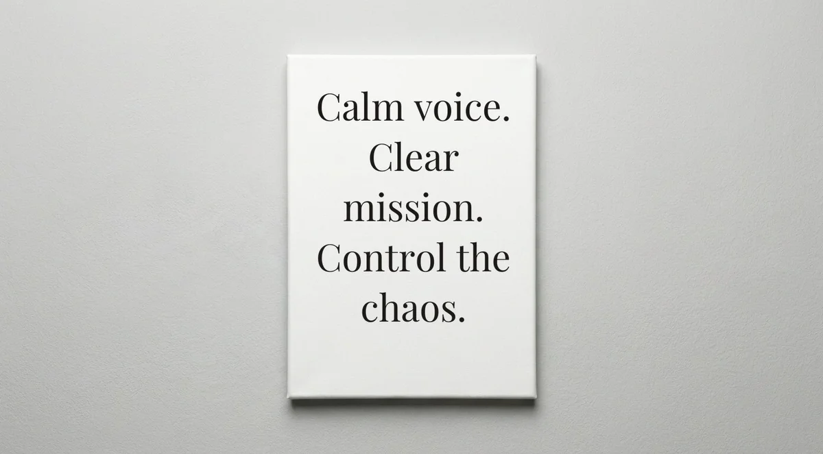 Dispatcher quote wall art - canvas print