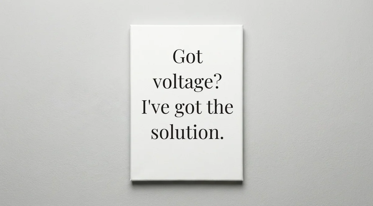 Electrician quote wall art - canvas print
