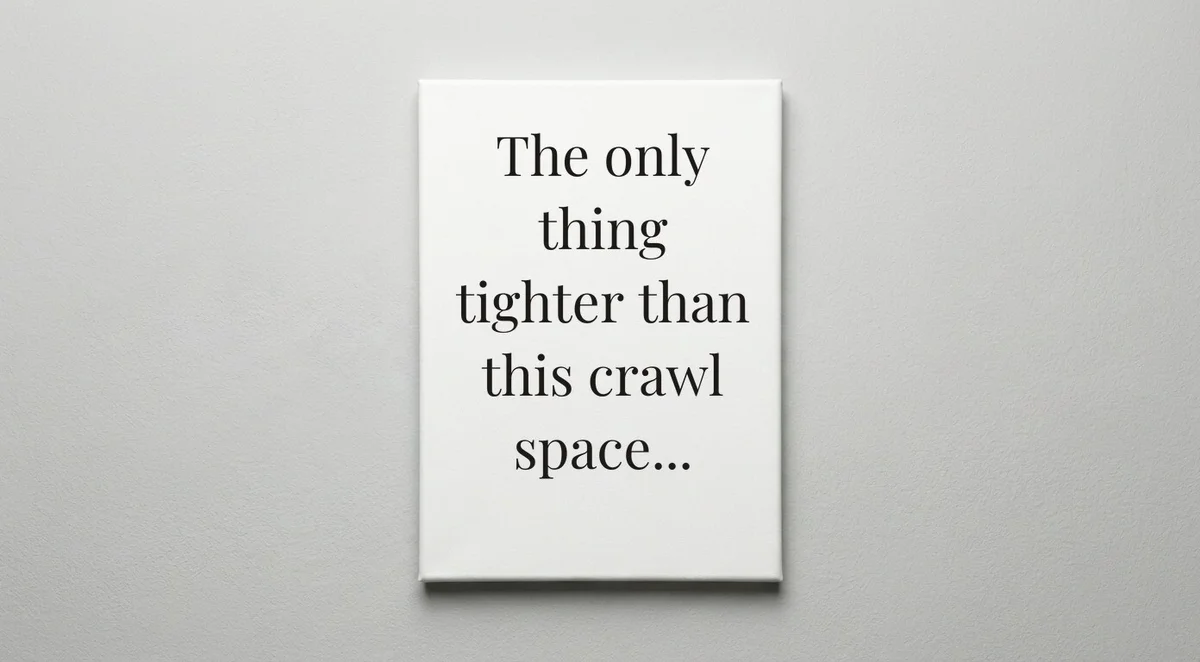 Plumber quote wall art - canvas print