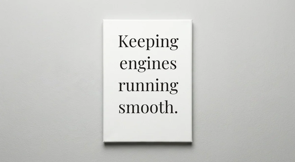 Mechanic quote wall art - canvas print