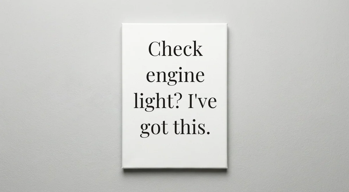 Auto Mechanic quote wall art - canvas print