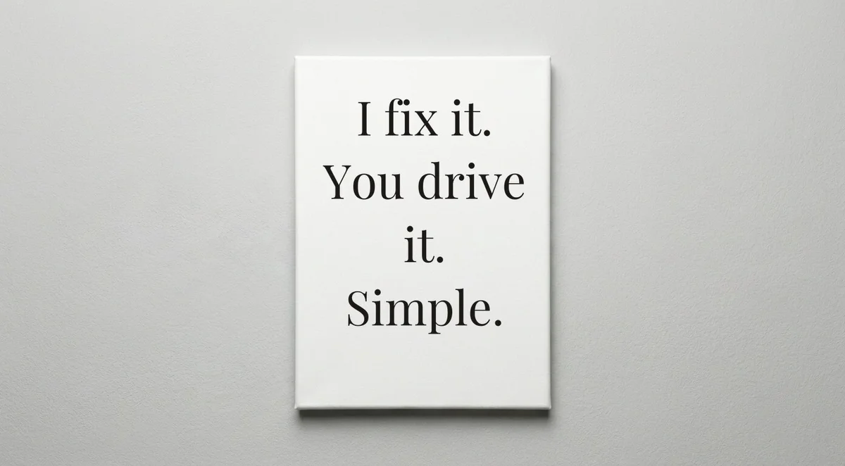 Auto Mechanic quote wall art - canvas print