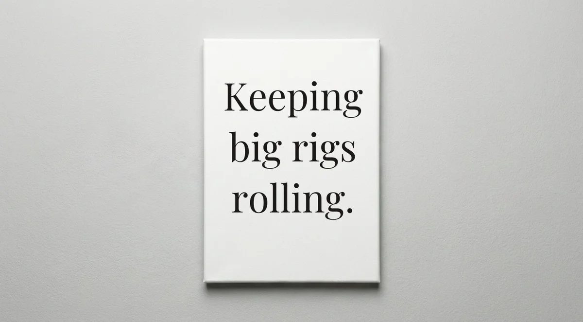 Diesel Mechanic quote wall art - canvas print