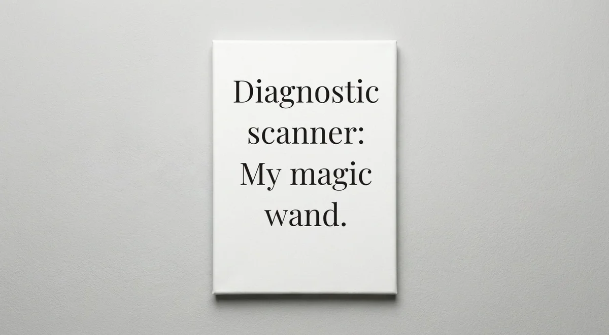 Diesel Mechanic quote wall art - canvas print