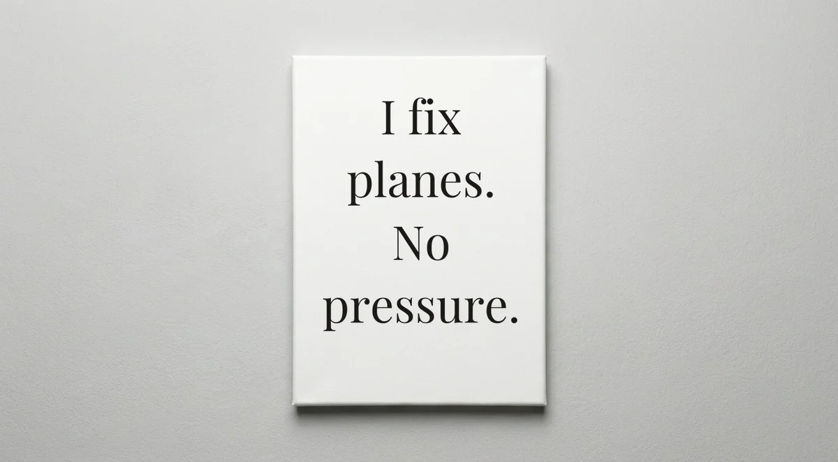 Aircraft Mechanic quote wall art - canvas print