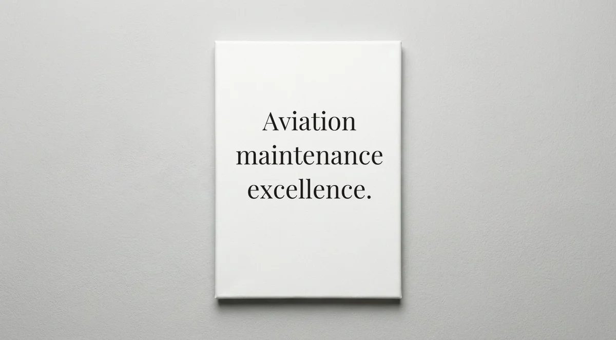 Aircraft Mechanic quote wall art - canvas print