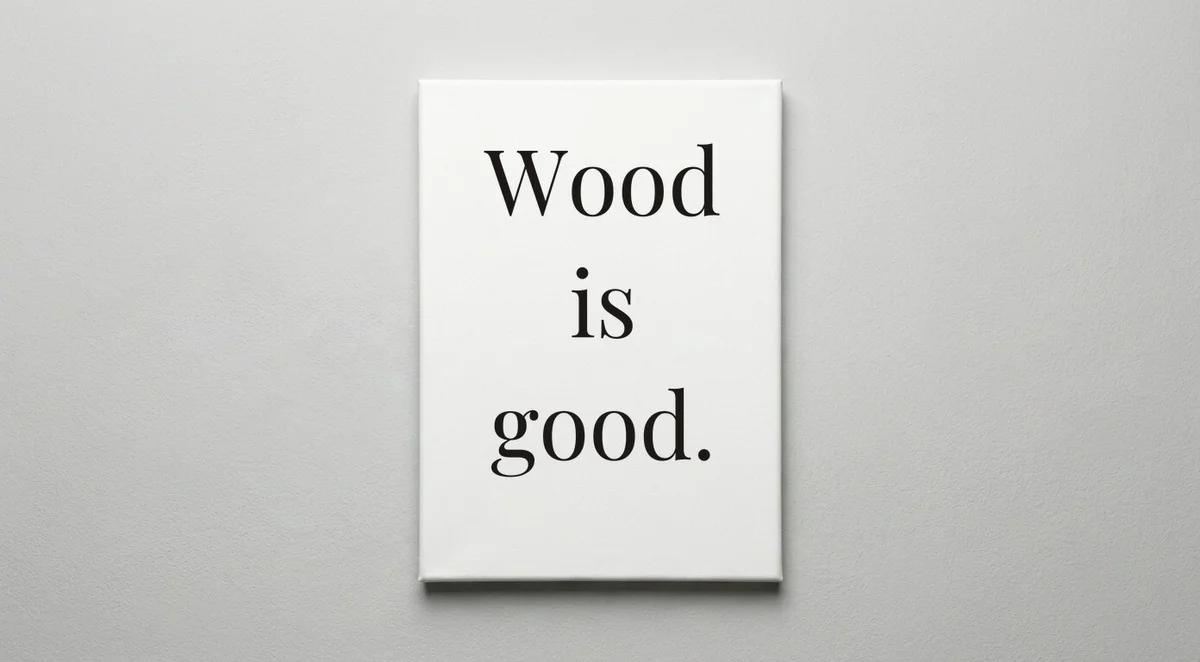 Carpenter quote wall art - canvas print