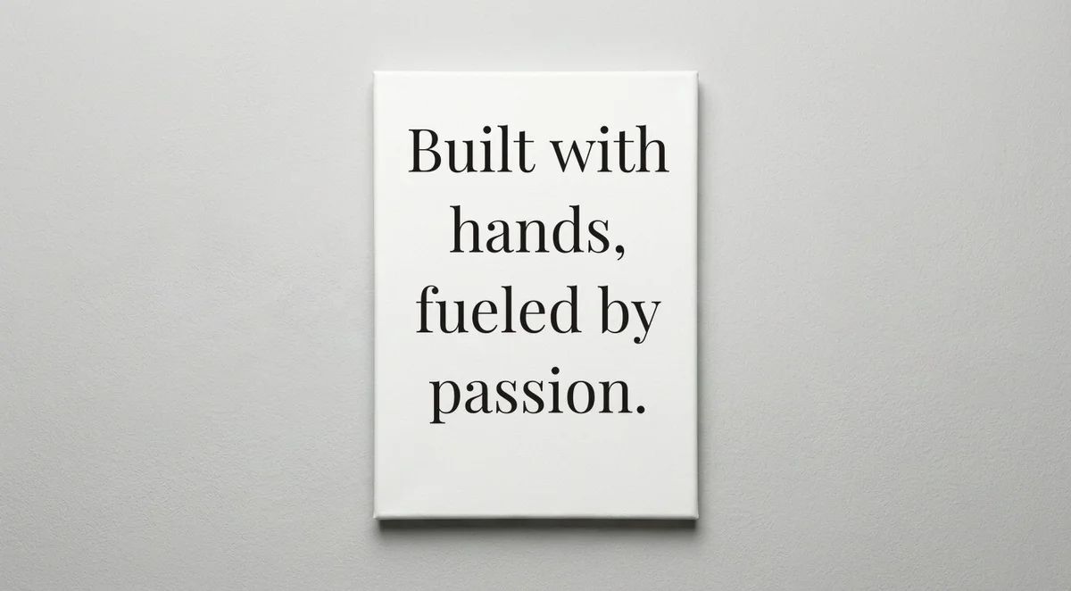 Carpenter quote wall art - canvas print