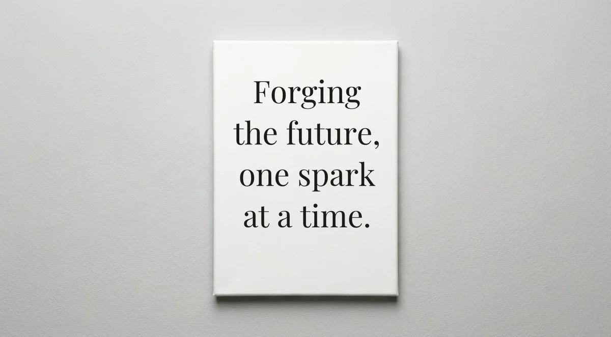 Welder quote wall art - canvas print