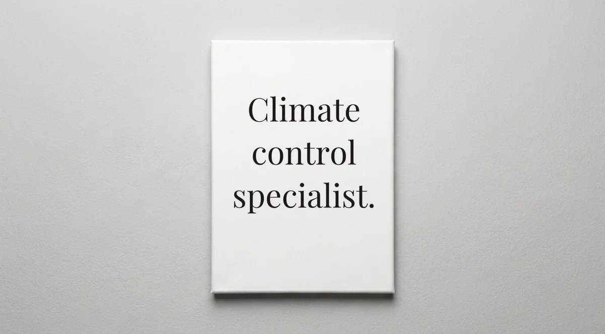 HVAC Technician quote wall art - canvas print