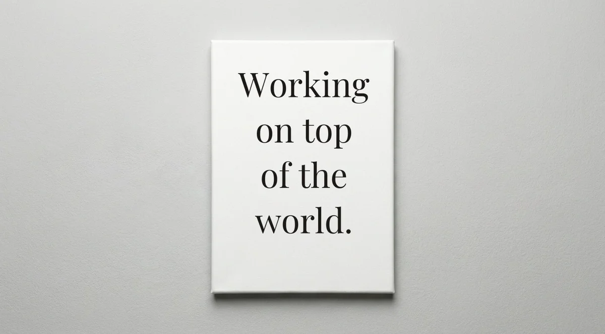 Roofer quote wall art - canvas print