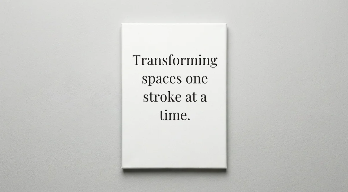 Painter quote wall art - canvas print