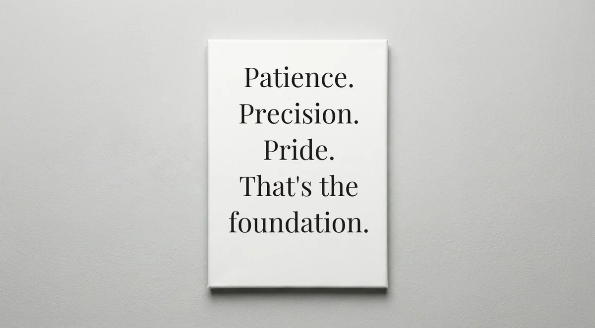 Mason quote wall art - canvas print