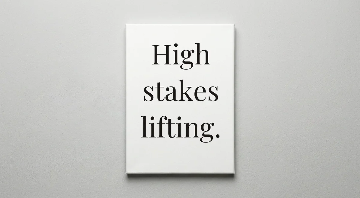 Crane Operator quote wall art - canvas print