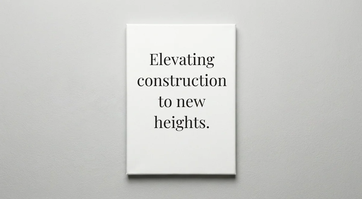 Crane Operator quote wall art - canvas print