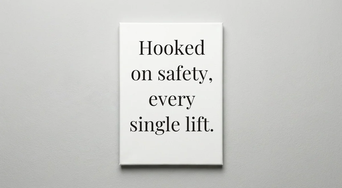 Crane Operator quote wall art - canvas print