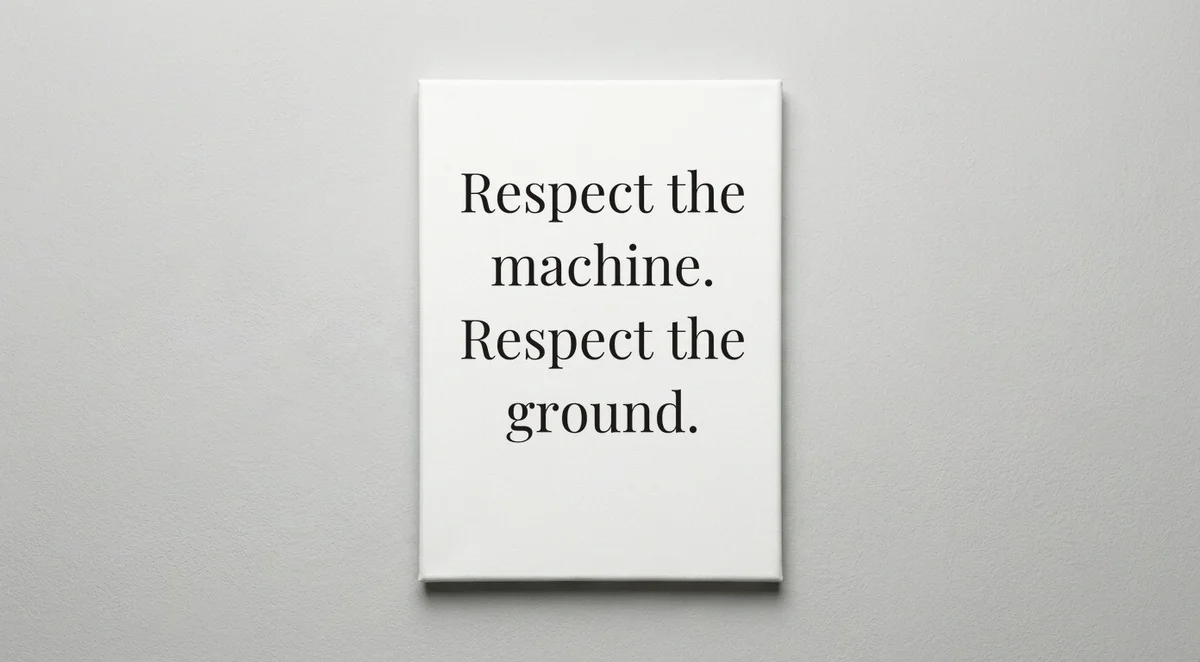 Heavy Equipment Operator quote wall art - canvas print