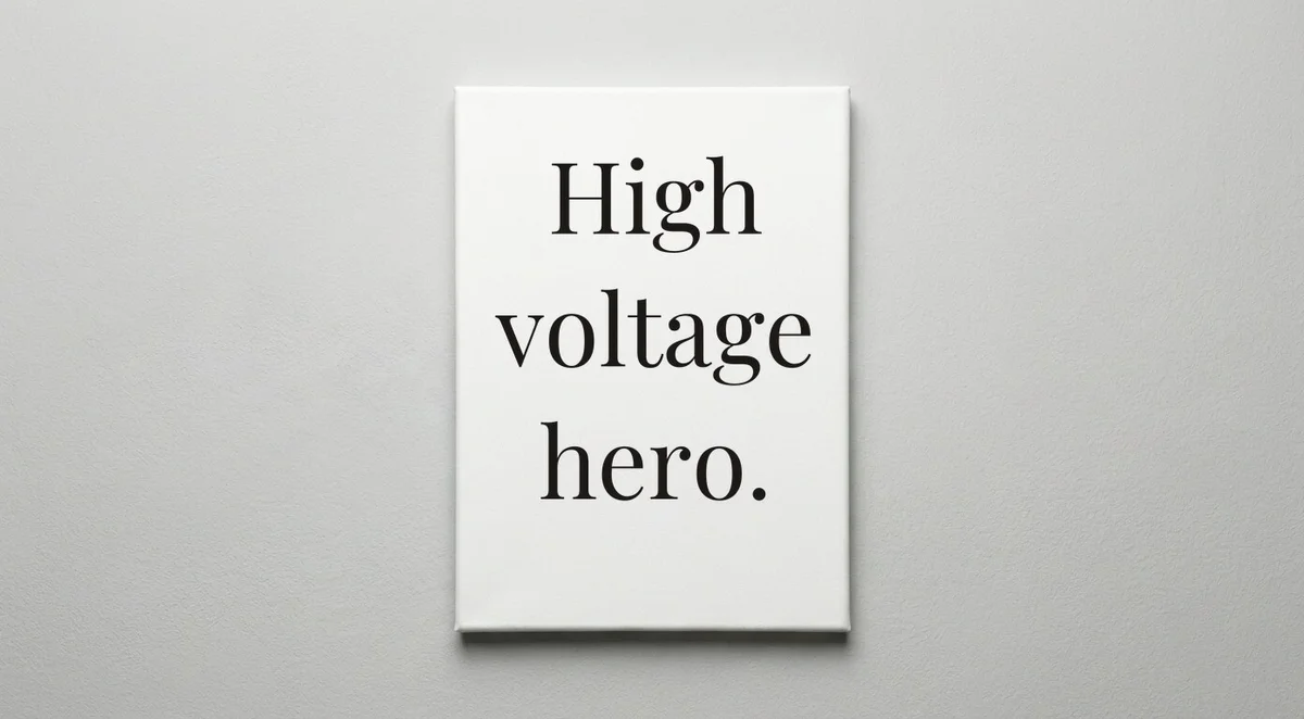 Lineman quote wall art - canvas print