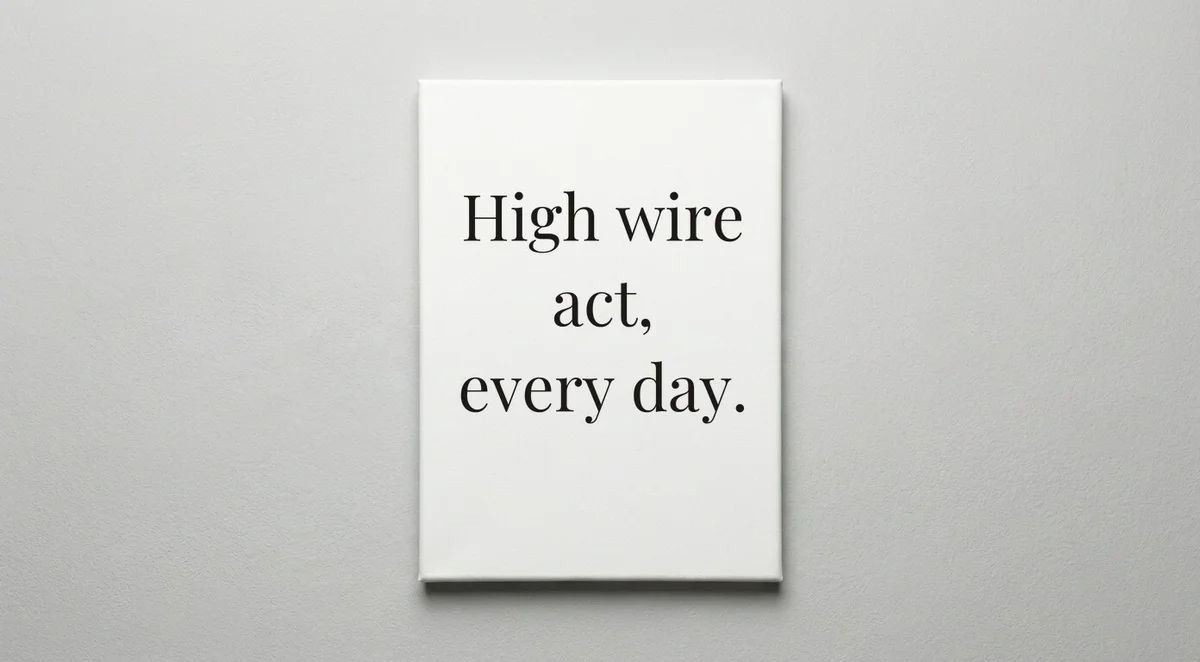 Power Lineman quote wall art - canvas print