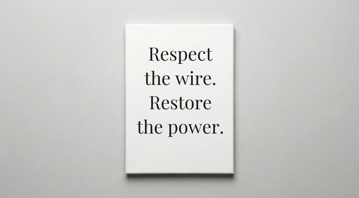 Power Lineman quote wall art - canvas print