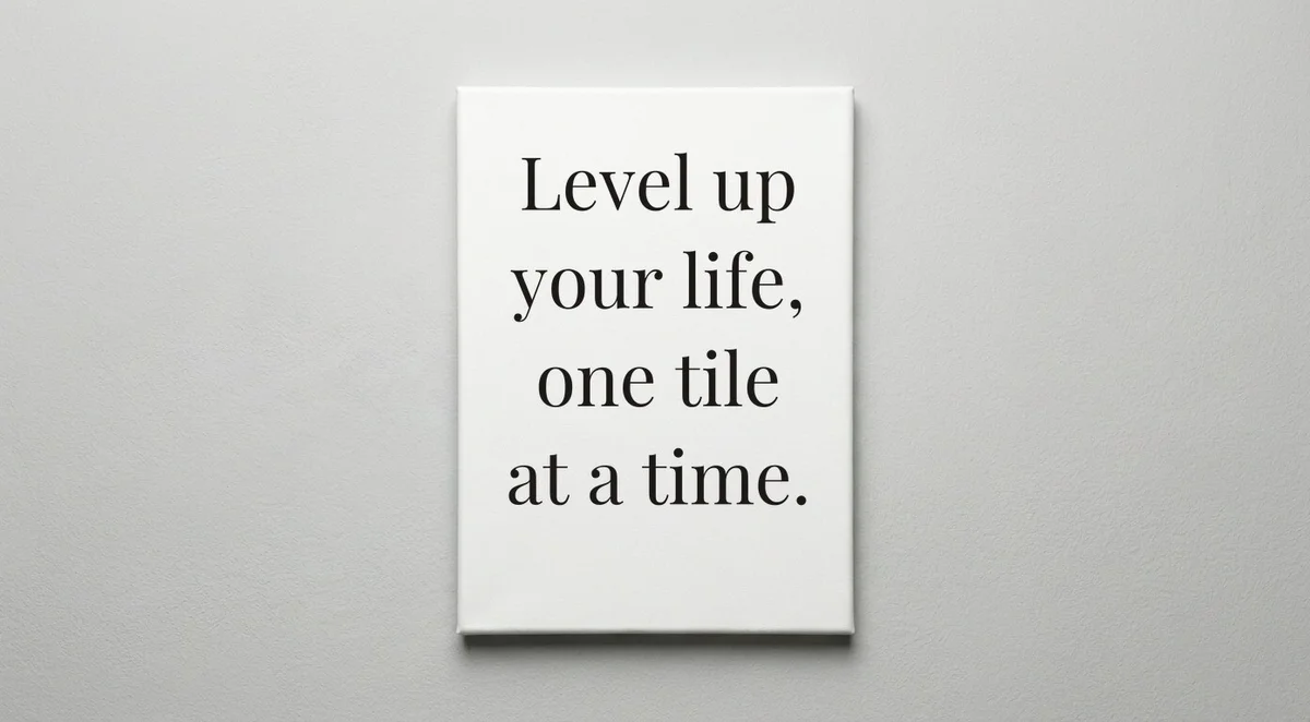 Tile Setter quote wall art - canvas print