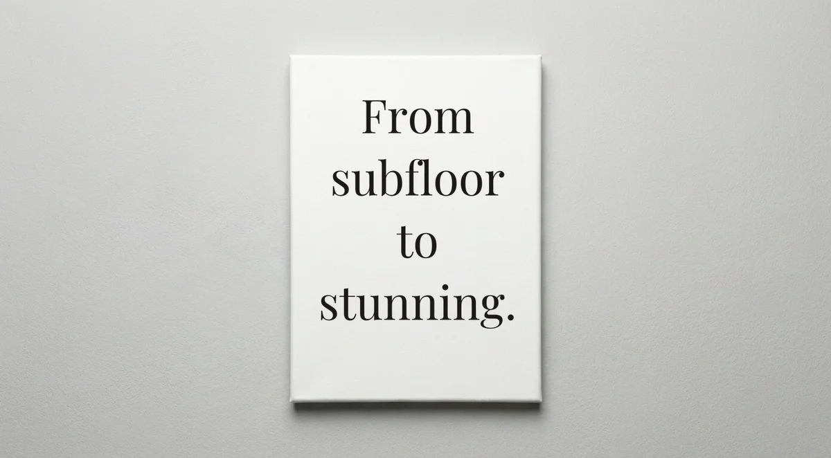 Flooring Installer quote wall art - canvas print